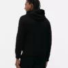 Cotton-blend pullover hoodie
