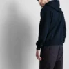 Cotton-blend pullover hoodie