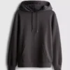 Cotton-blend pullover hoodie