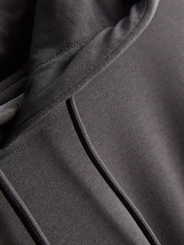 Cotton-blend pullover hoodie
