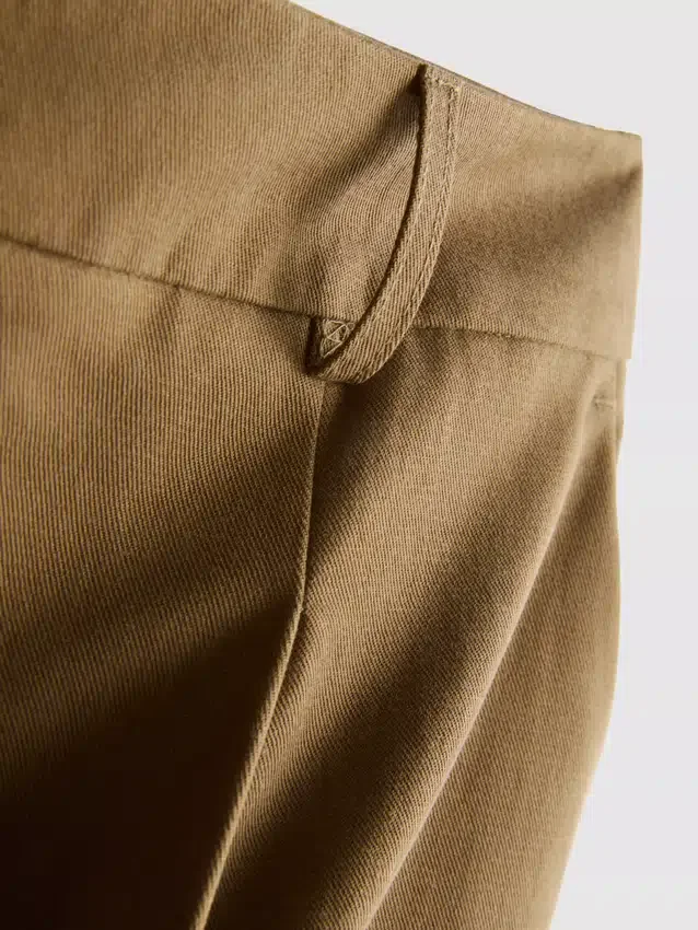 Cotton blend safari bermuda shorts