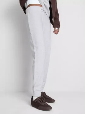 Cotton-blend skinny joggers