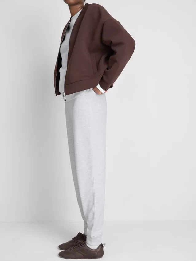 Cotton-blend skinny joggers