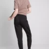 Cotton-blend skinny joggers