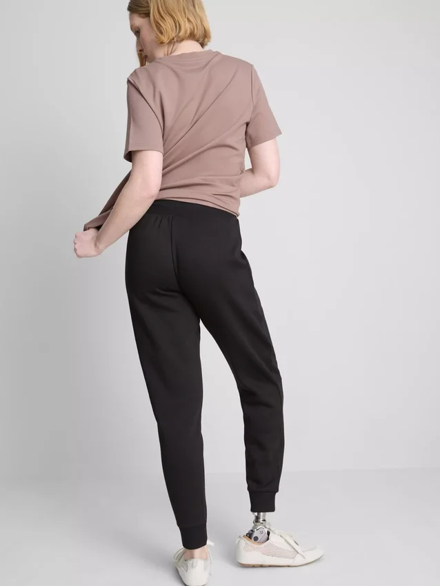 Cotton-blend skinny joggers