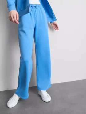 Cotton-blend straight-leg joggers