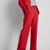 Cotton-blend straight-leg joggers