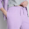 Cotton-blend straight-leg joggers