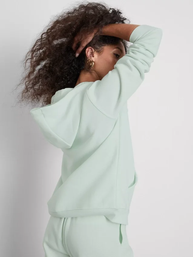 Cotton-blend straight-leg joggers