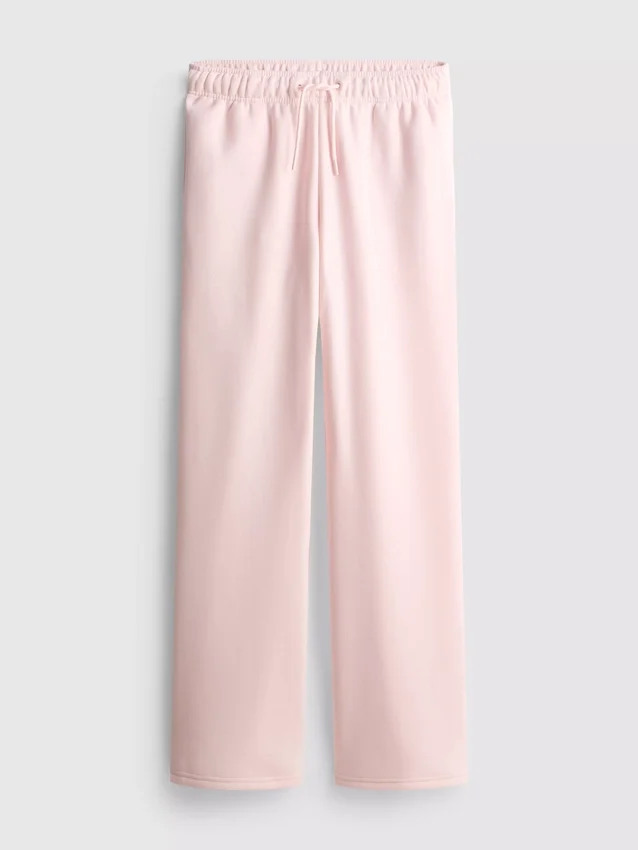 Cotton-blend straight-leg joggers