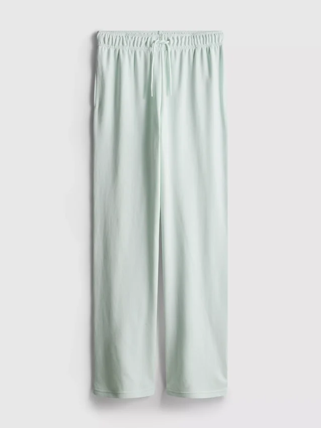 Cotton-blend straight-leg joggers