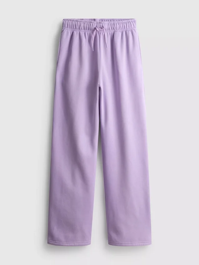 Cotton-blend straight-leg joggers