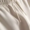 Cotton-blend straight-leg joggers