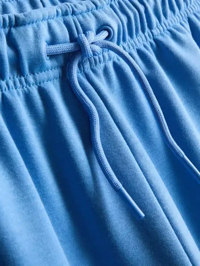 Cotton-blend straight-leg joggers