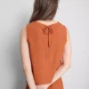 Cotton-blend tank top