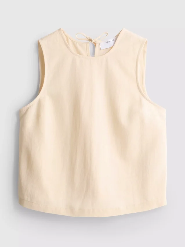 Cotton-blend tank top