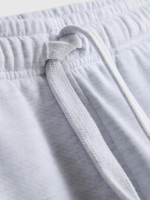 Cotton-blend wide-leg athletics joggers