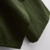 Cotton-blend wide-leg pants