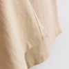 Cotton-blend wide-leg pants