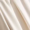 Cotton blend wide leg sweatpants