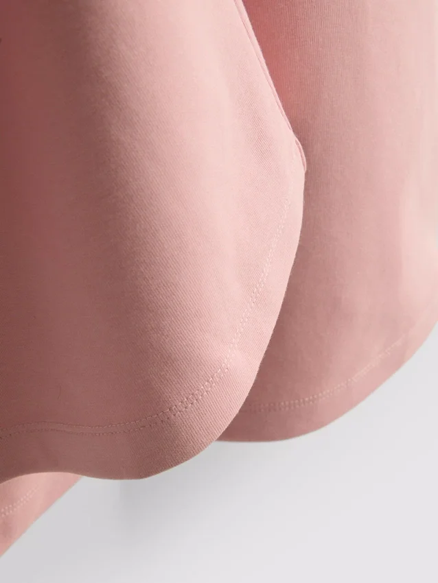 Cotton blend wide leg sweatpants