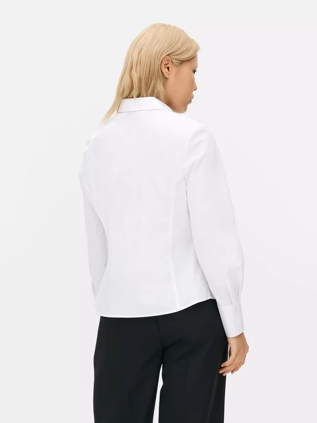 Cotton blend workwear shirt