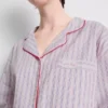 Cotton breakfast in bed pajama shirt