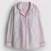 Cotton breakfast in bed pajama shirt