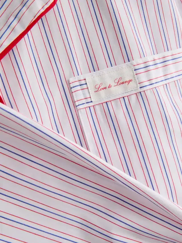 Cotton breakfast in bed pajama shirt