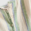 Cotton button through midi dress