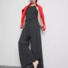 Cotton casual wide-leg joggers