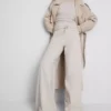 Cotton casual wide-leg joggers