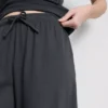Cotton casual wide-leg joggers