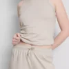 Cotton casual wide-leg joggers