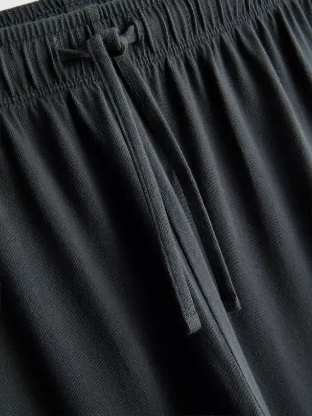 Cotton casual wide-leg joggers