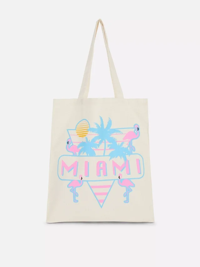 Cotton city graphic tote bag