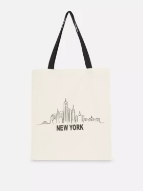 Cotton city graphic tote bag