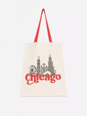 Cotton city graphic tote bag