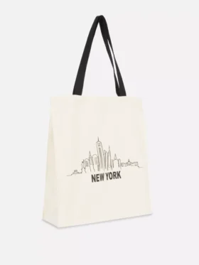 Cotton city graphic tote bag