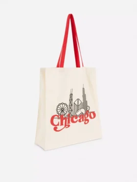 Cotton city graphic tote bag