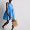 Cotton cornelli mini dress