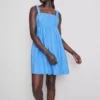 Cotton cornelli mini dress