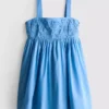 Cotton cornelli mini dress