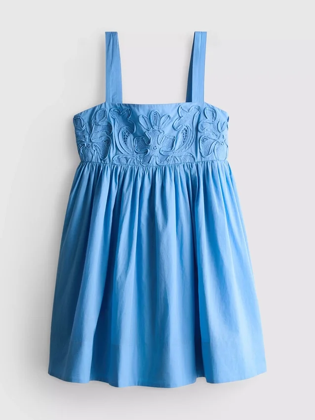 Cotton cornelli mini dress
