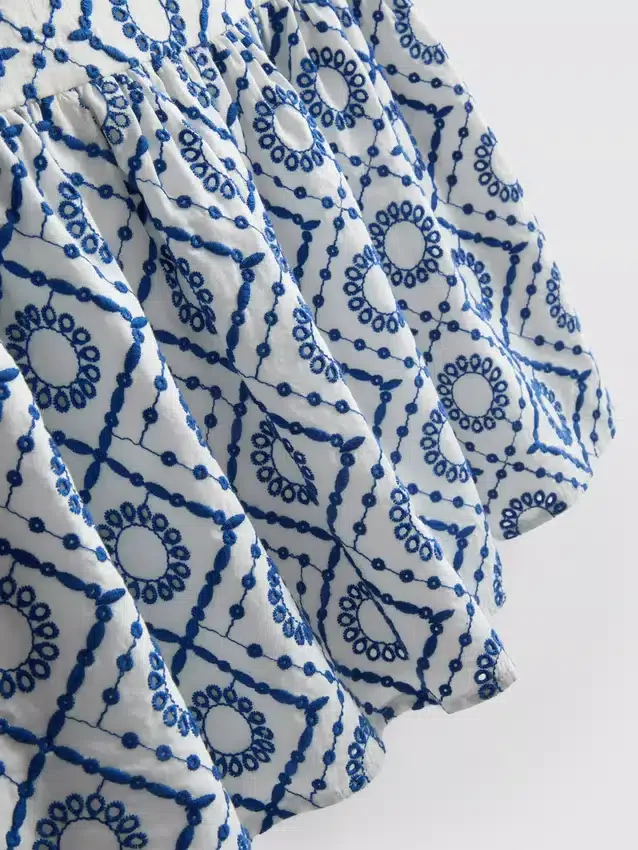 Cotton cutwork cami top