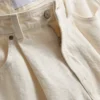 Cotton denim bermuda shorts
