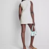 Cotton denim button down mini dress
