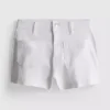Cotton denim front-pocket shorts