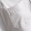 Cotton denim front-pocket shorts