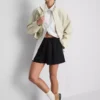 Cotton denim jogger shorts